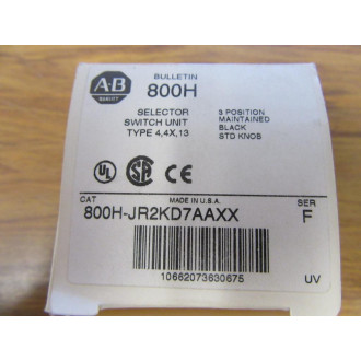 Allen Bradley 800H-JR2KD7AAXX Selector Switch