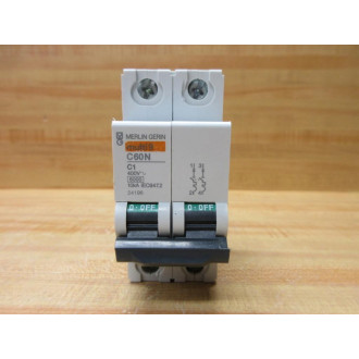 Merlin Gerin 24196 Square D 1A Circuit Breaker C60N - New No Box