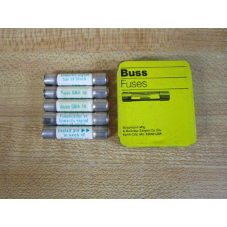 Buss GBA-10A Bussmann Indicating Fuse Ref IBZ99 (Pack of 5)