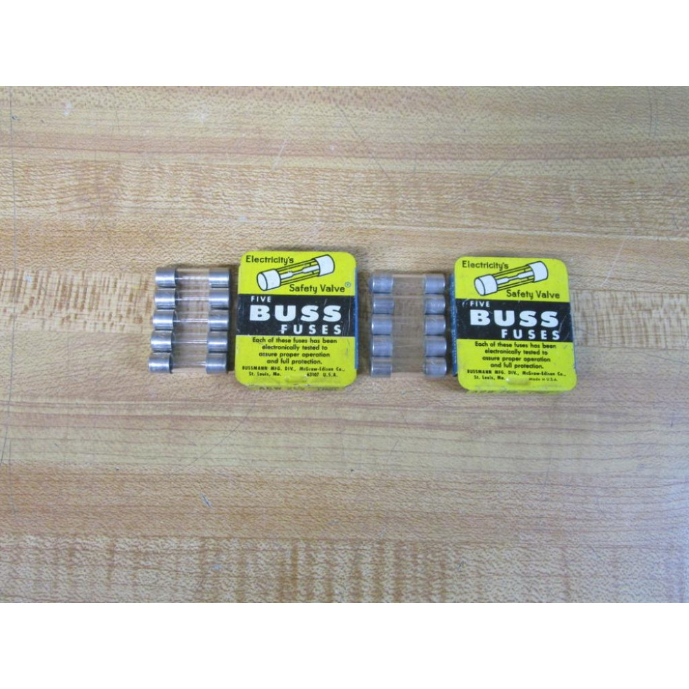 Buss AGW 2-12 Bussmann Fuse Formerly 7AG 2-12 Fine Wire (Pack of 10)