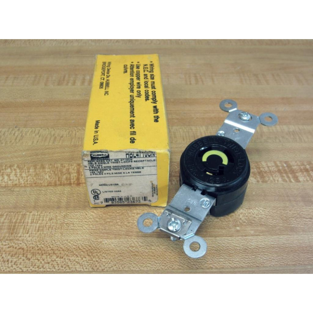Hubbell HBL4710CN Twist-Lock Receptacle