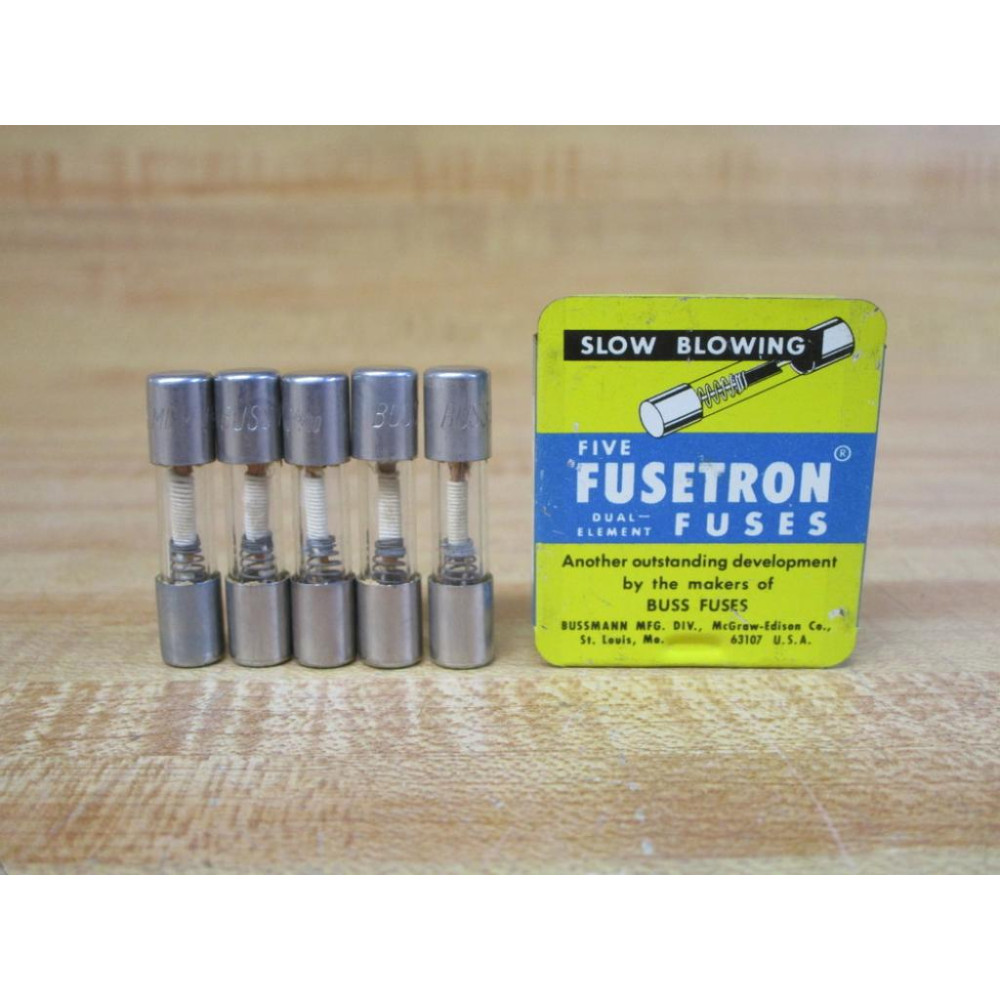 Buss MDM 1-610 Bussmann Fuse Formerly 4AG-SB (Pack of 5)