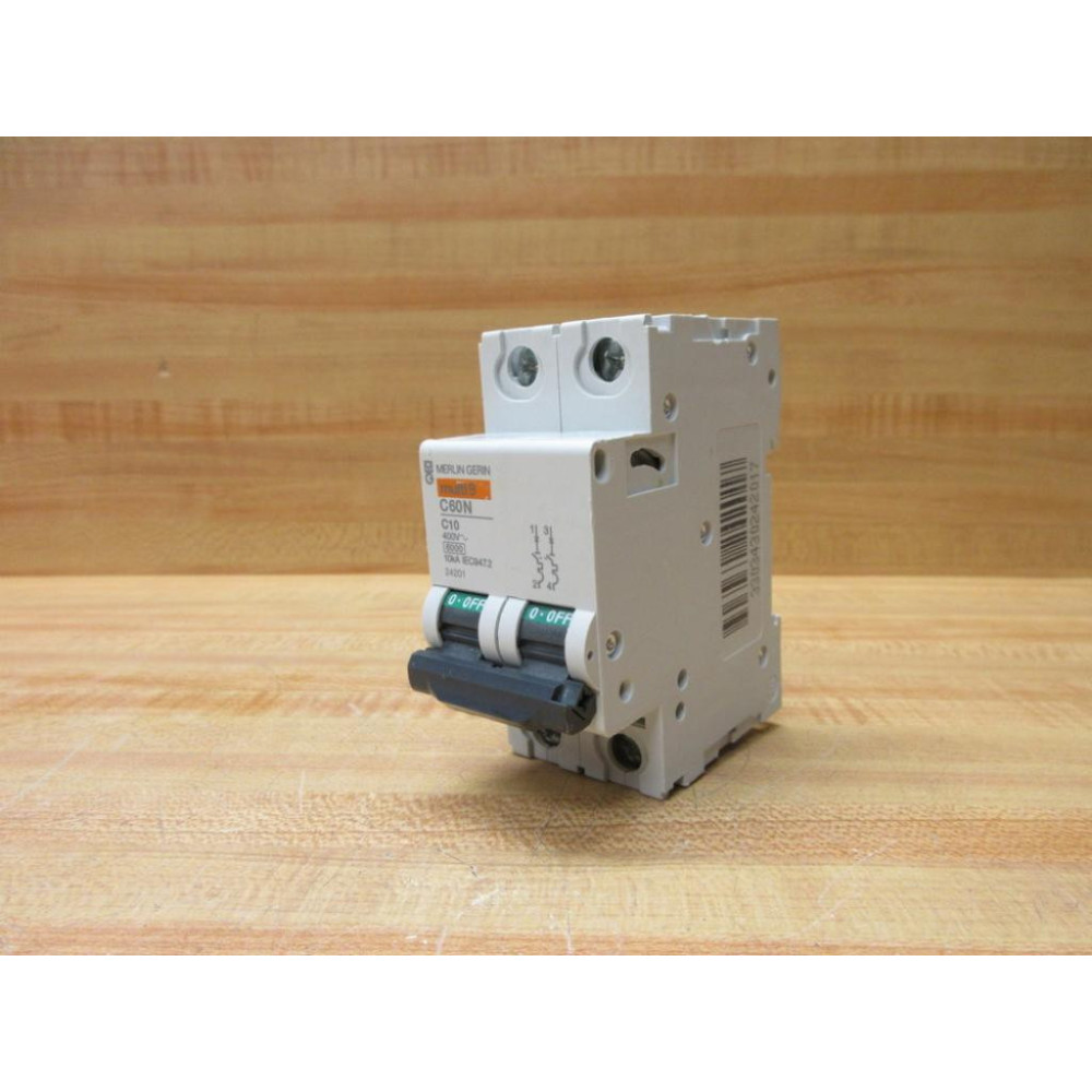 Merlin Gerin 24201 Square D 10A Circuit Breaker C60N - New No Box