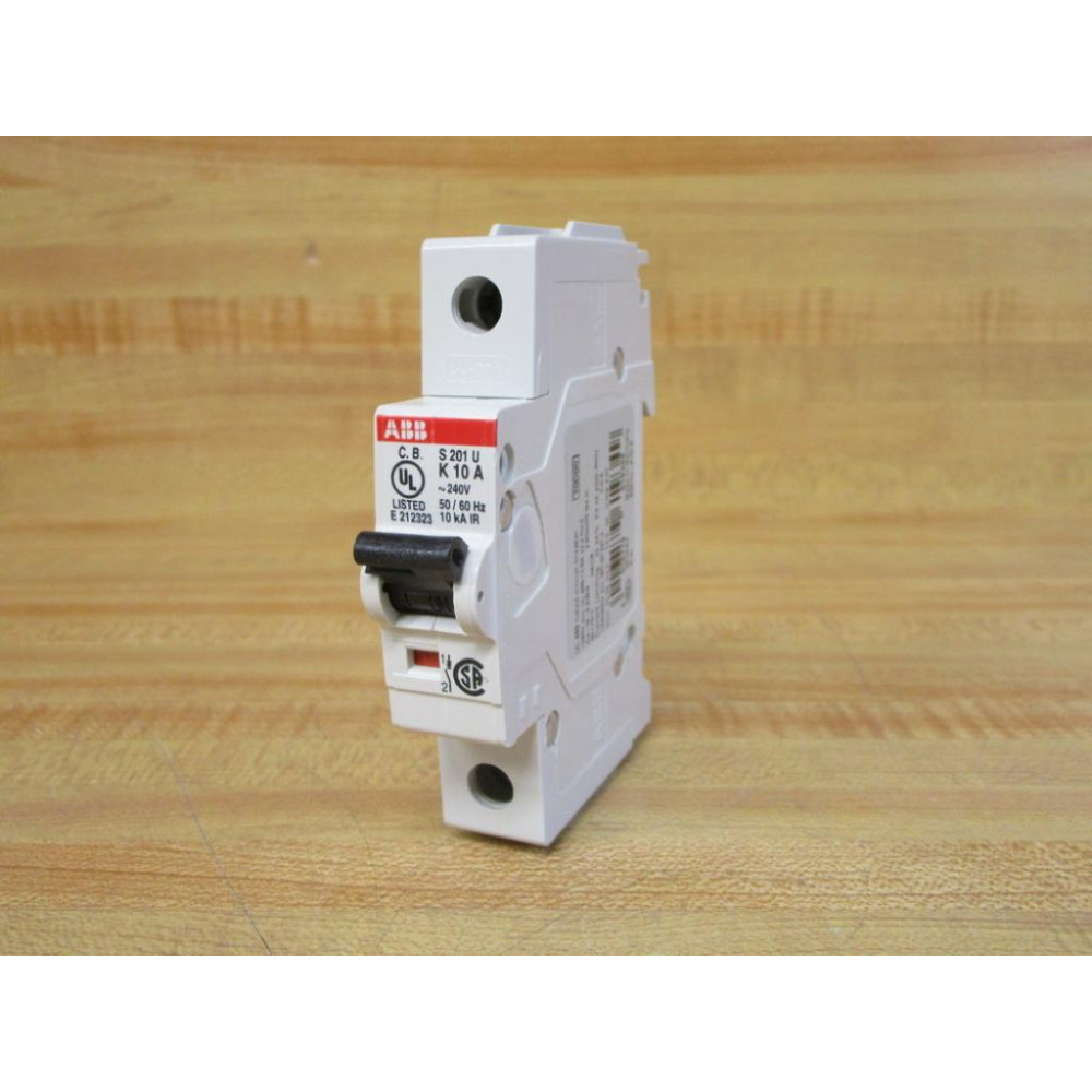 ABB S201 U K10A 10A Circuit Breaker S201UK10A - New No Box