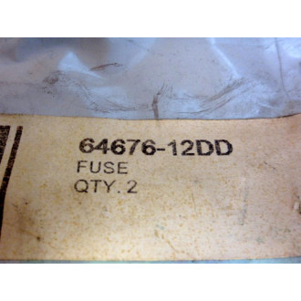 Reliance Electric XL50F600 Brush 600A Semiconductor Fuse 64676-12DD (Pack of 2)