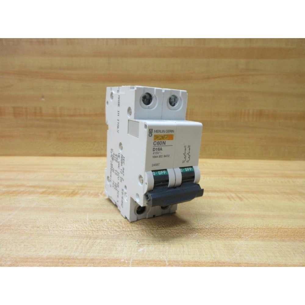 Merlin Gerin 24587 Schneider Electric 13A Circuit Breaker C60N - New No Box