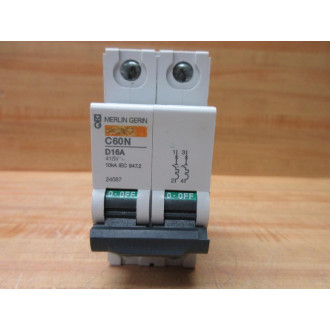 Merlin Gerin 24587 Schneider Electric 13A Circuit Breaker C60N - New No Box