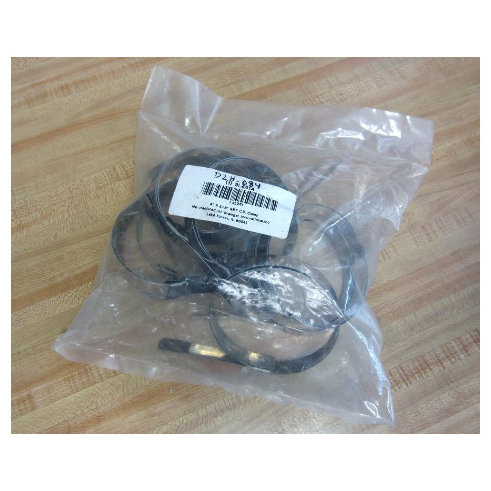 Grainger 3LZ61A 4" x 58" S.S. C.P. Clamp (Pack of 10)
