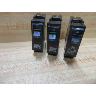 General Electric THQL115 Circuit Breaker 15A GE (Pack of 3) - Used