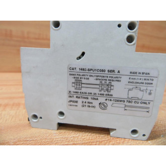 Allen Bradley 1492-SPU1C050 Circuit Breaker 5A 1492SPU1C050 (Pack of 4) - Used