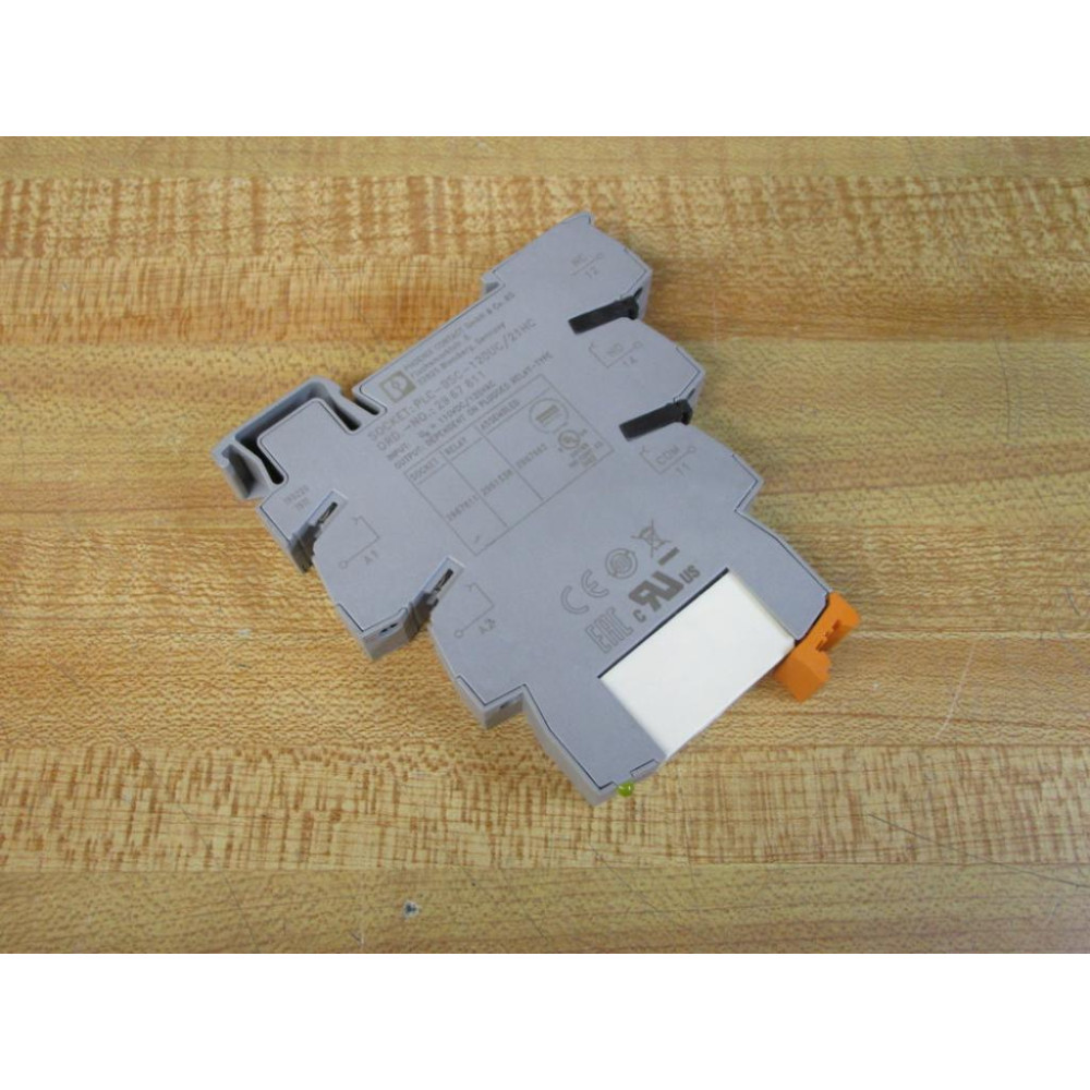 Phoenix Contact PLC-BSC-120UC-21HC Terminal Block Gray - New No Box Phoenix Contact PLC-BSC-120UC-21HC Terminal Block Gray - New No Box