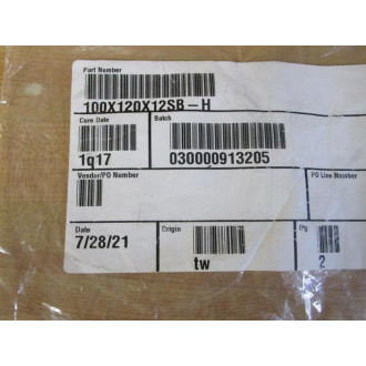 NAK 100X120X12SB-H Oil Seal 100x120x12