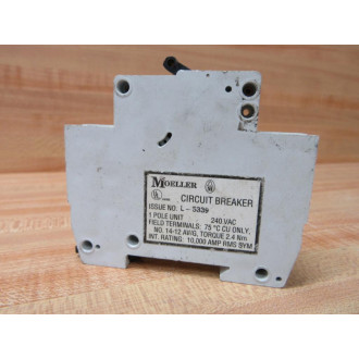 Moeller FAZ-C4-NA Circuit Breaker 4 Amp FAZC4NA - Used