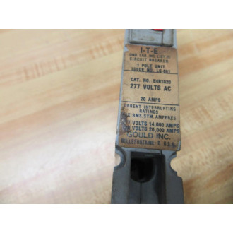 ITE E4B1020 Gould Circuit Breaker 20Amp - Used