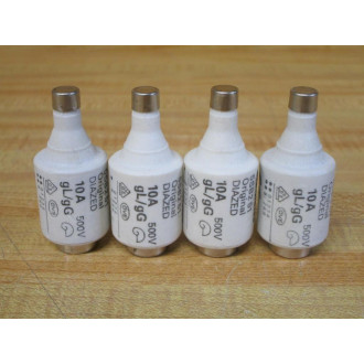Siemens 5SB2 51 10A Diazed Fuse 5SB251 (Pack of 4) - New No Box