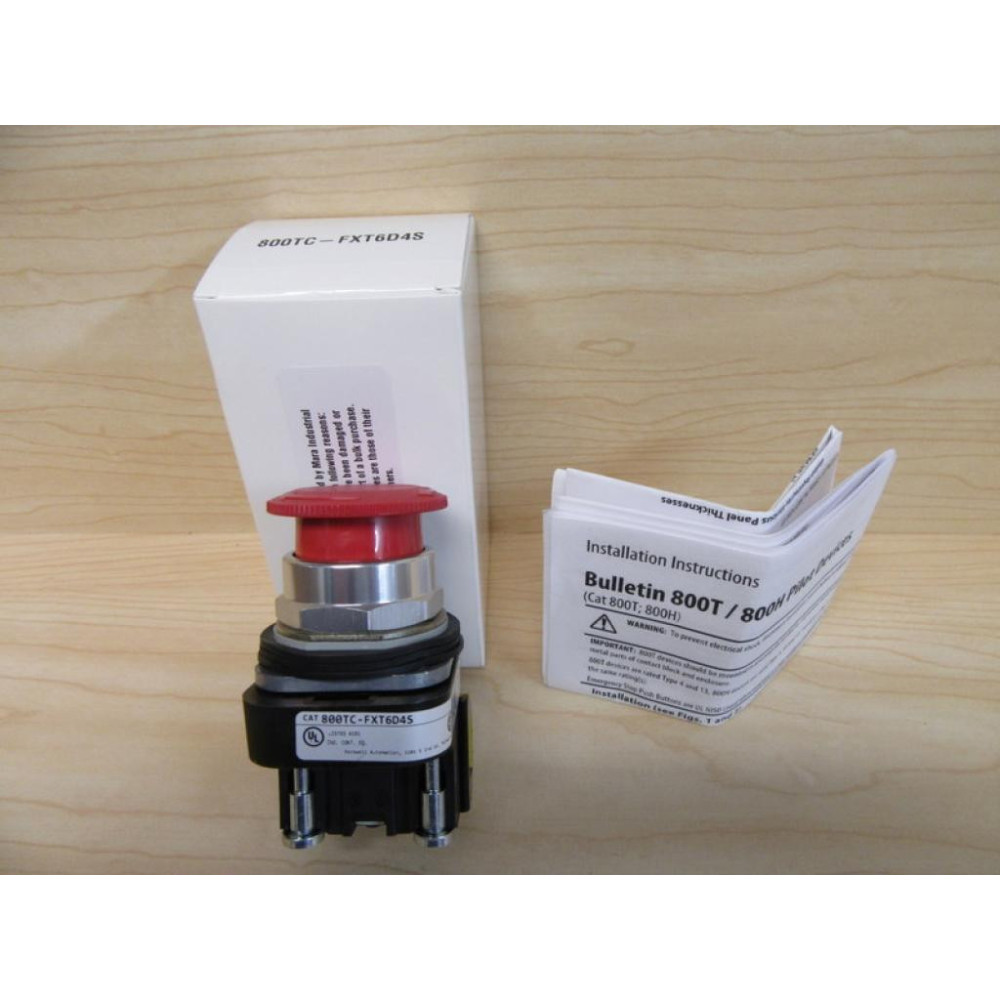 Allen Bradley 800TC-FXT6D4S Push Pull Switch