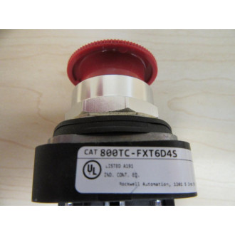 Allen Bradley 800TC-FXT6D4S Push Pull Switch