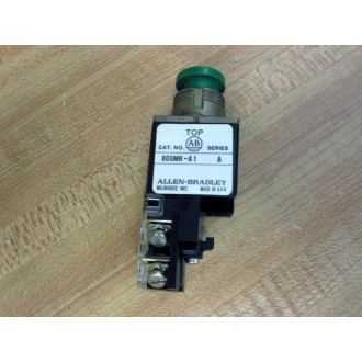 Allen Bradley 800M-XAK Contact Block 800MXAK WGreen Button (Pack of 3) - Used