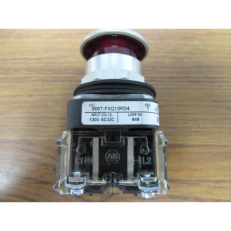 Allen Bradley 800T-FXQ10RD4 Button 800TFXQ10RD4 - New No Box