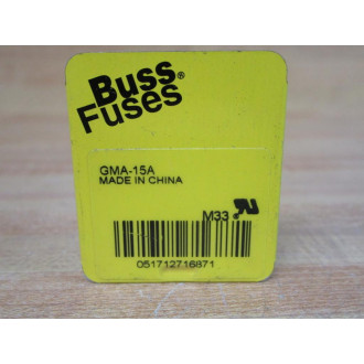 Buss GMA-15A Bussmann Fuse Cross Ref 1CJ37 (Pack of 10)