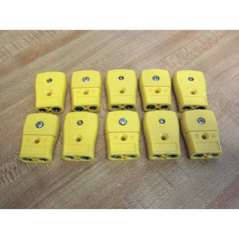 25MW-401-210 Thermocouples Connectors 25MW401210 Yellow Female (Pack of 10) - New No Box