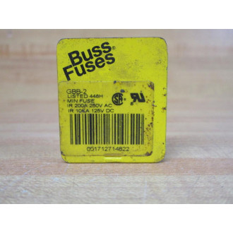 Bussmann GBB-2 Fuse GBB2 (Pack of 5)