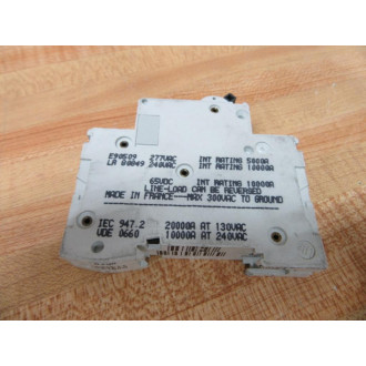 Merlin Gerin MG24425 Schneider 1A Breaker Square D 24425 WO Din Clip - Used