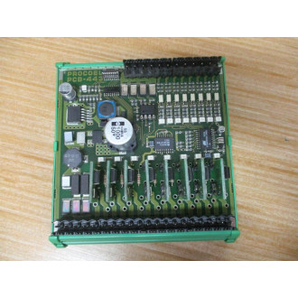 Procoel PCB-443 Circuit Board PCB443 WO DIN Rail Clips - Used