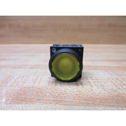 Siemens 3SB3001-0AA31 Furnas Illuminated Yellow Push Button WBase - New No Box