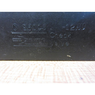Parker CS 600 S Check Valve CS600S