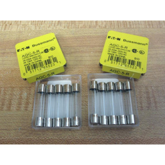 Buss AGC-5-R Bussmann Fuse Cross Ref 4XH46 (Pack of 10)