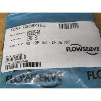 Flowserve 053615-00 Cap Nut IMP 05361500 (Pack of 3)