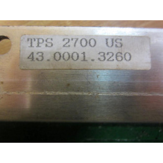 Fronius TPS 2700 TransSynergic 5000 Panel 43.0001.3260 BA:57906 - Used
