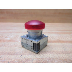 Siemens 3SB3 501-6AA20 Red 3SB35016AA20 wBase - New No Box