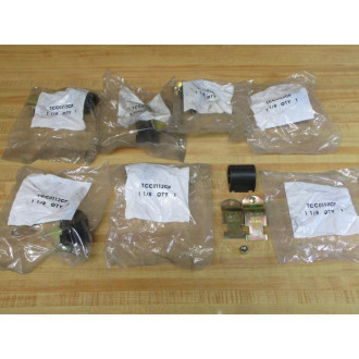 Generic TCC0112CP Cushioned Pipe Clamp 7 Pair
