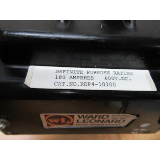 Ward Leonard RDP4-10100 Contactor 78093-R - Used