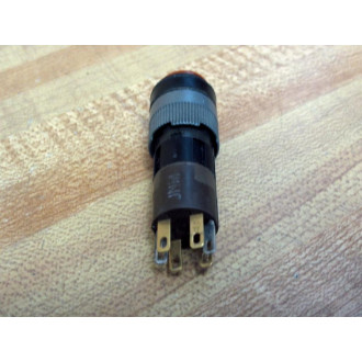 Allen Bradley 800A-M Pushbutton 800AM Square Amber Lens Series B - Used