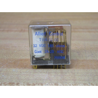 Allied Control T154-CC-CC Relay T154CCCC 12 VDC 185 OHMS - Used
