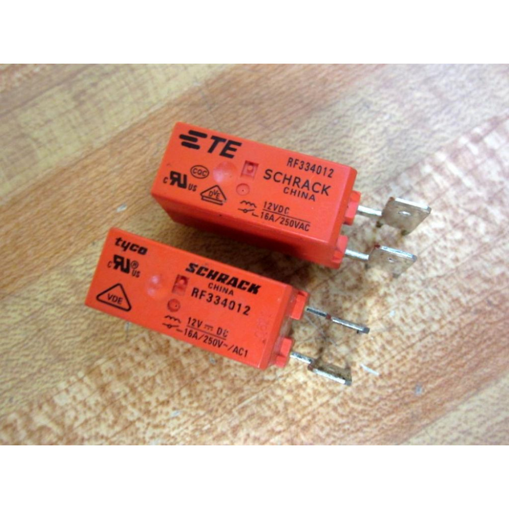 Schrack RF 334012 Relay RF334012 (Pack of 2) - New No Box