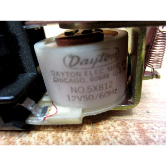 Dayton 5X812 Relay 12V - New No Box