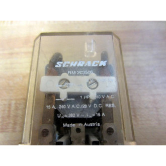 Schrack RM 203506 Relay WPanel Adapter RM203506 - Used