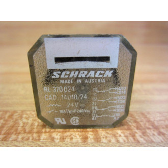 Schrack RL 370024 Relay RL370024 - Used