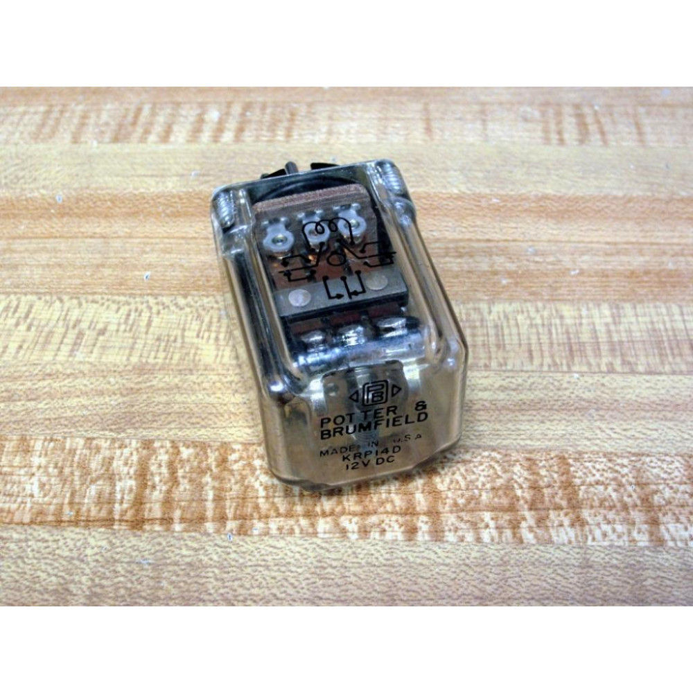 Potter & Brumfield KRP14D-12VDC Relay KRP14D-12V DC - Used