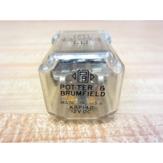 Potter & Brumfield KRP14D-12VDC Relay KRP14D-12V DC - Used