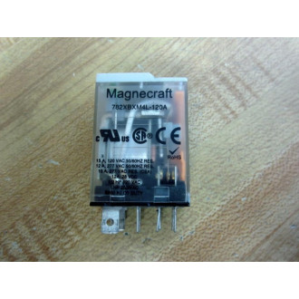 Magnecraft 782XBXM4L-120V AC Relay 782XBXM4L-120A 120VAC - New No Box