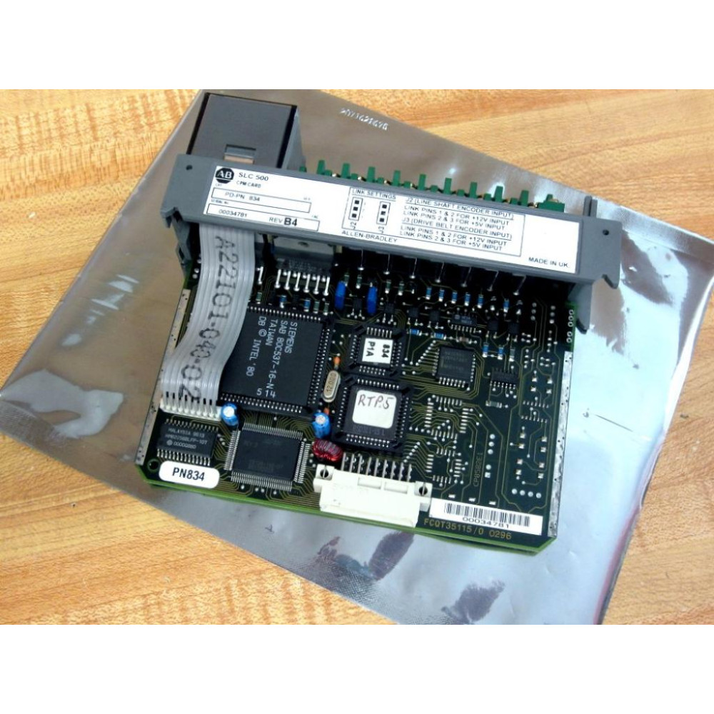 Allen Bradley PD-PN 834 SLC500 CPM Card PDPN834 WScrew Terminals WO ...