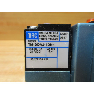 Mac Valves 82A-BC-000-TM-DDAP-1DK Solenoid Valve 82BC000TMDDAP1DK