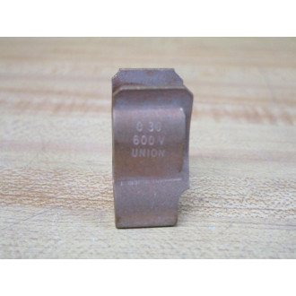 Union 0-30 Fuse Clip 030 (Pack of 8) - New No Box