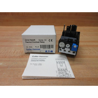 Eaton C316FNA3R Cutler Hammer Overload Relay