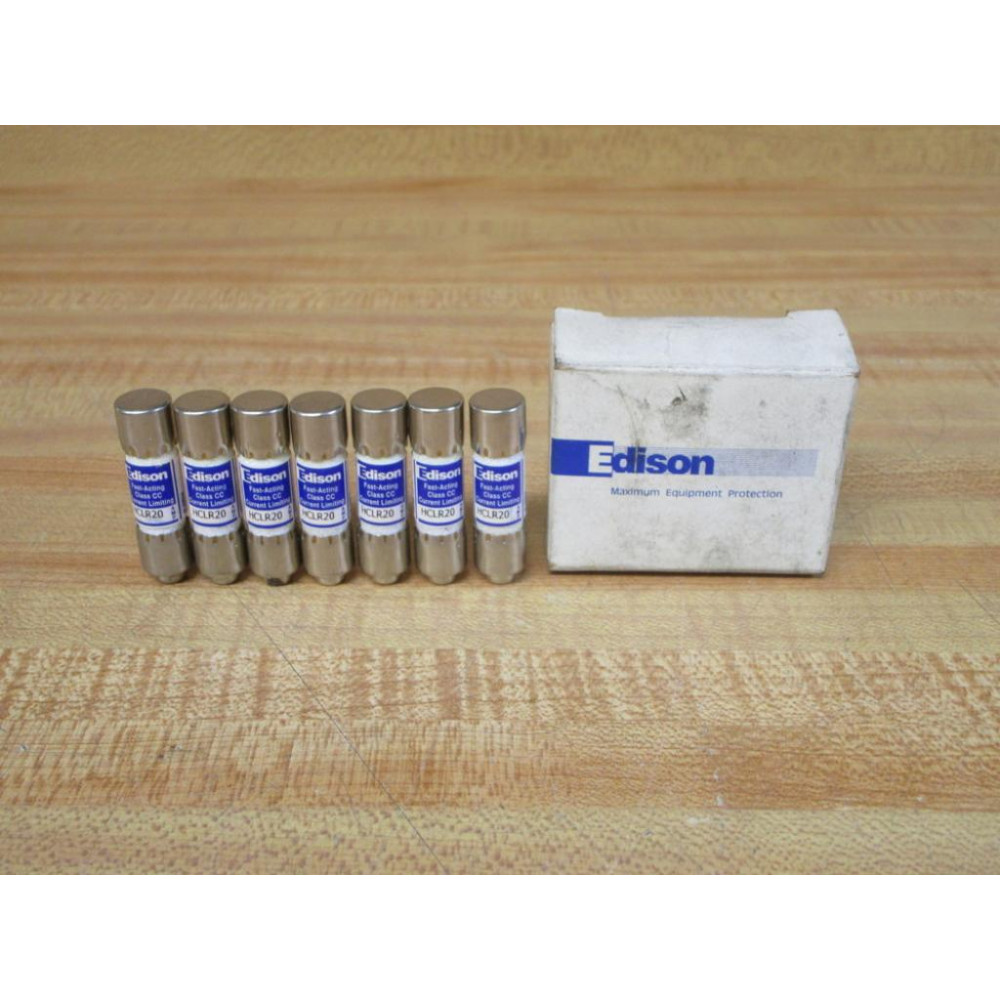 Edison HCLR20 Fusegear 20A Fuse (Pack of 7)